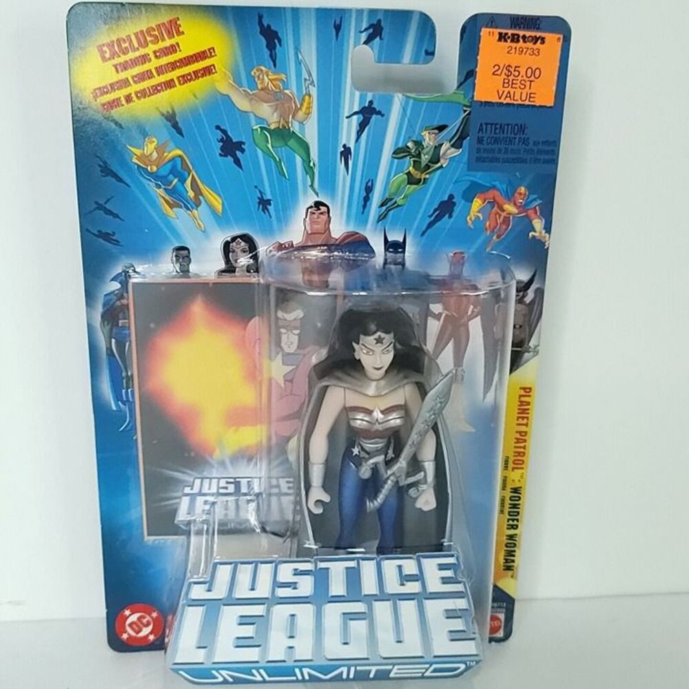 Planet Patrol Wonder Woman Justice League Unlimited DC Comics Mattel 2005 NEW